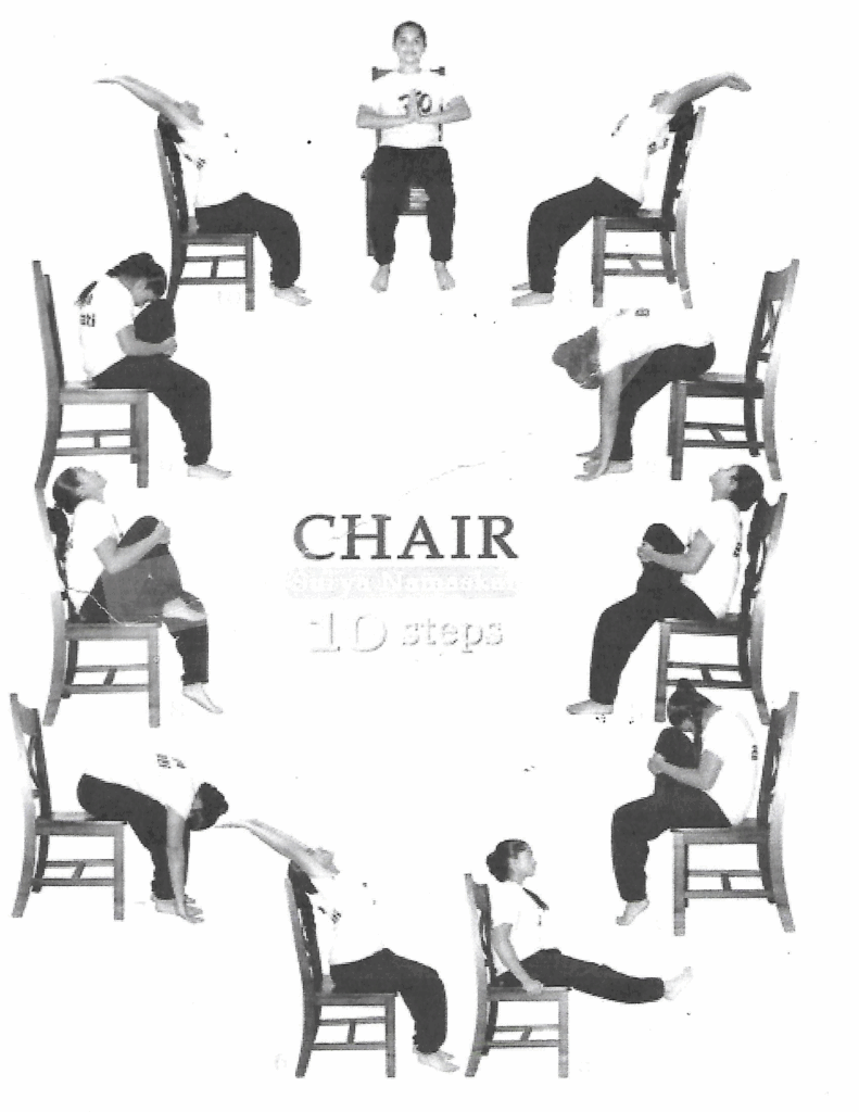 Printable Chair Yoga Poses Pdf Printable Templates
