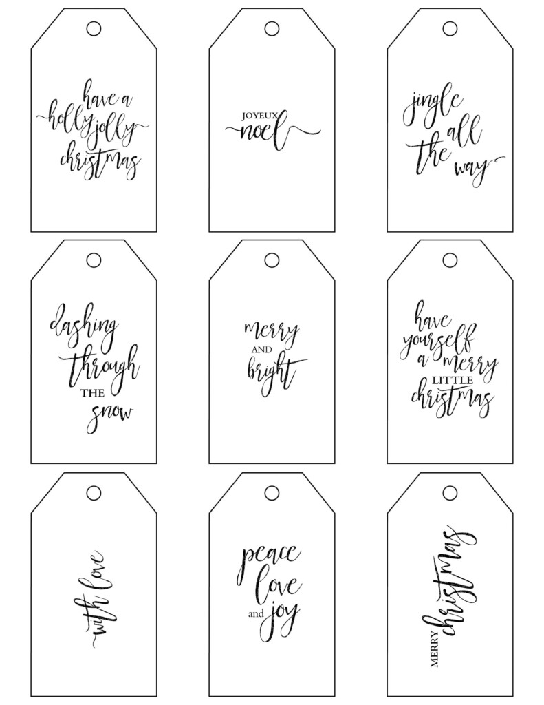 Printable Christmas Gift Tags Make Holiday Wrapping Simple Christmas Gift Tags Printable