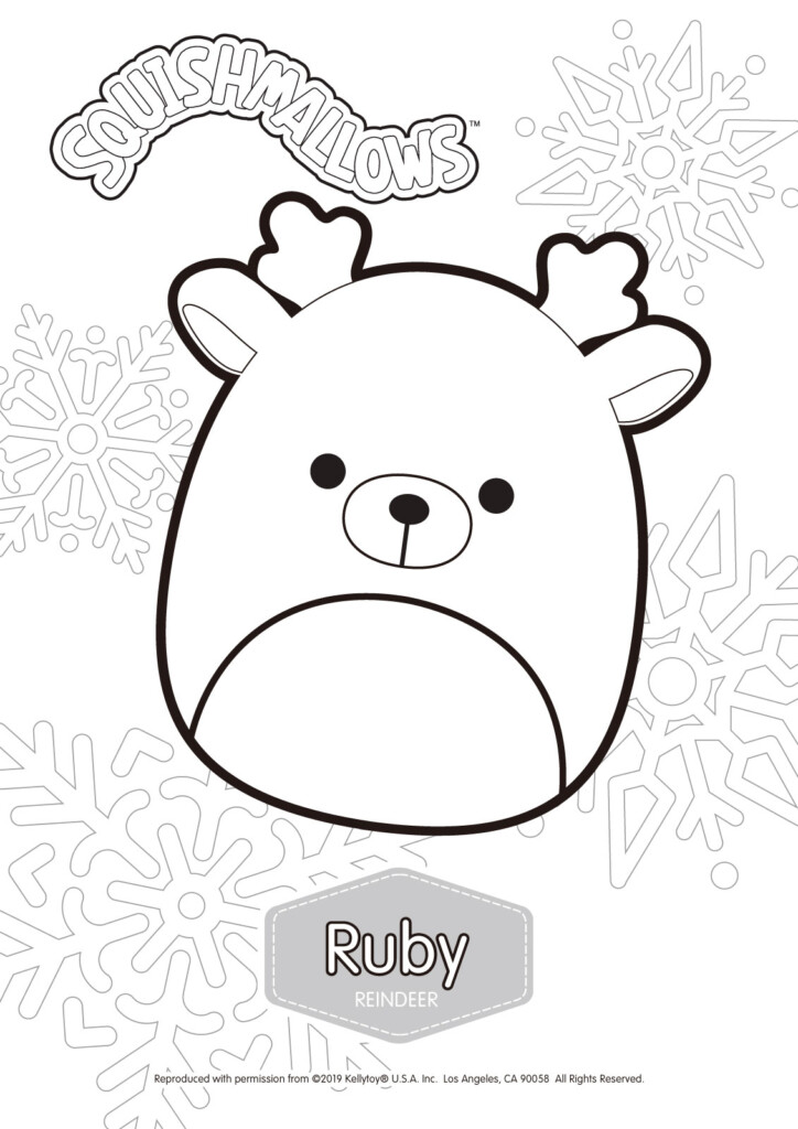 Printable Coloring Squishmallow Coloring Pages Printable Word Searches