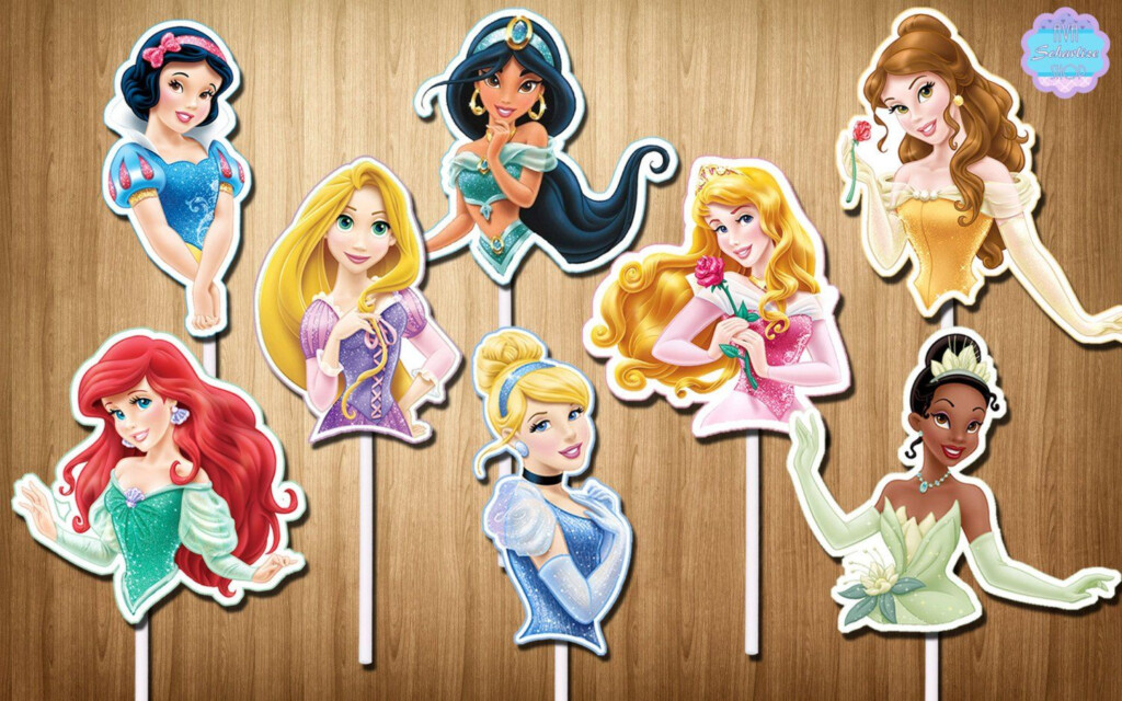 PRINTABLE Disney Princess Cupcake Toppers Princess Cupcake Etsy Disney Princess Cupcakes