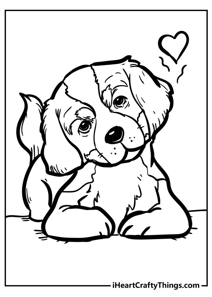 Printable Dog Coloring Pages