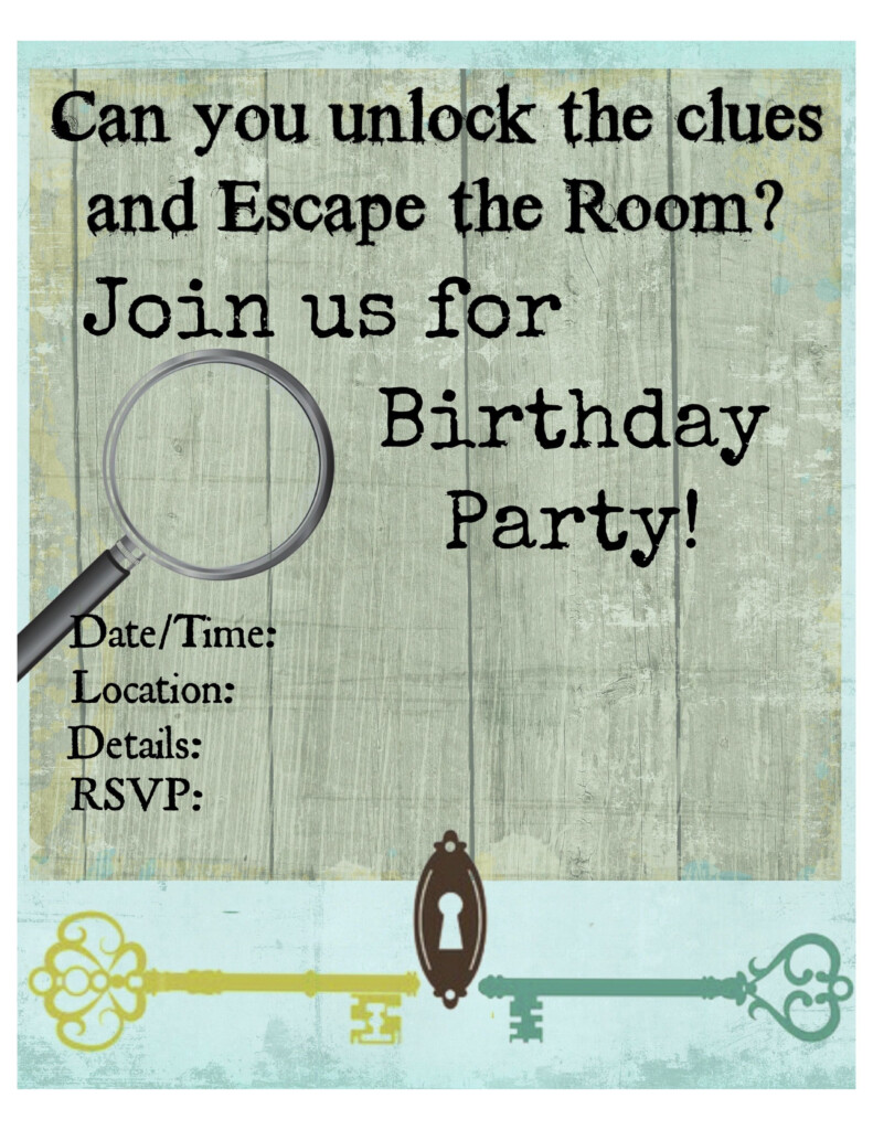 Printable Escape Room Puzzles