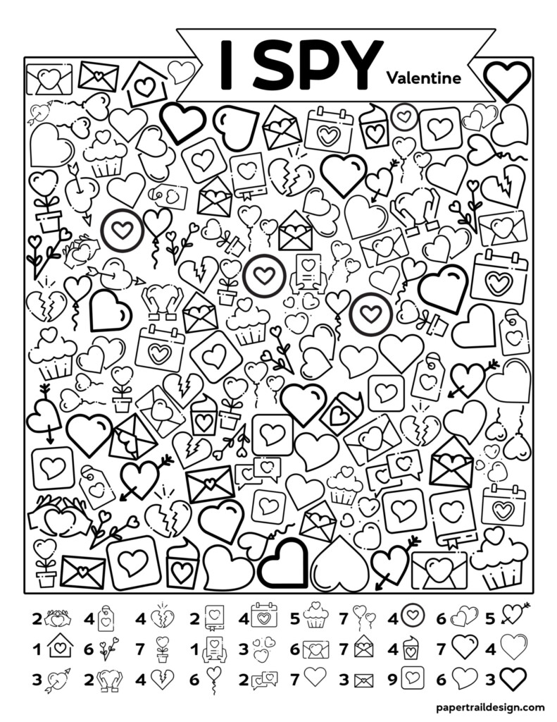 Printable I Spy Pages