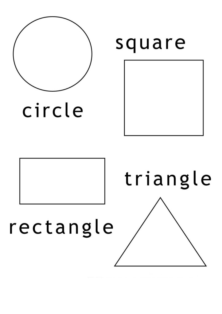 Printable Shapes For Kids