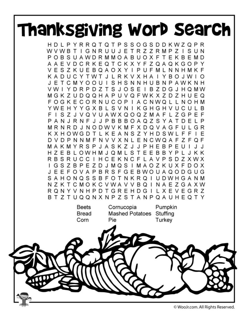 Printable Thanksgiving Activity Pages And Coloring Pages Woo Jr Kids Activities