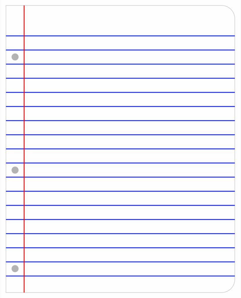 Printable Wide Ruled Paper