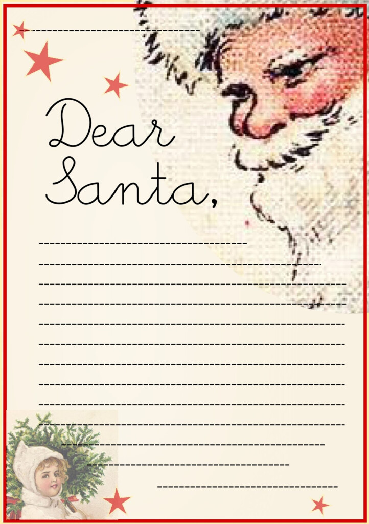 Santa Christmas List Printable