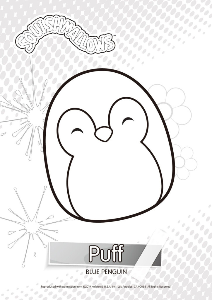 Squishmallows Printable Coloring Pages Printable Templates