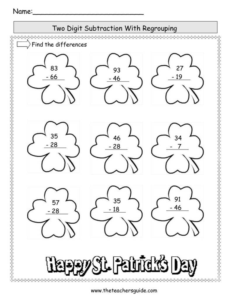 St Patricks Day Worksheets Best Coloring Pages For Kids Free Printable St Patrick Day