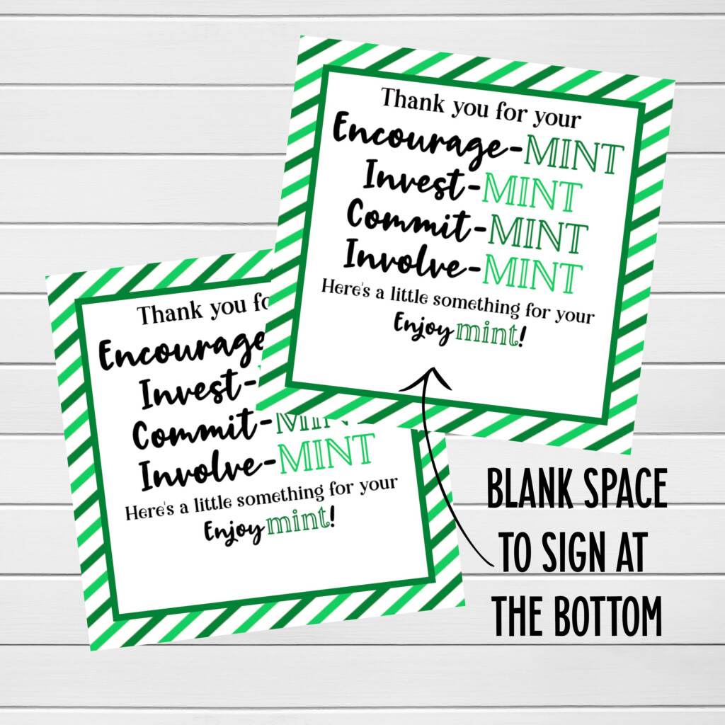 Teacher Appreciation Printable Tag Mint Tags Teacher Gift Etsy Free Teacher Appreciation
