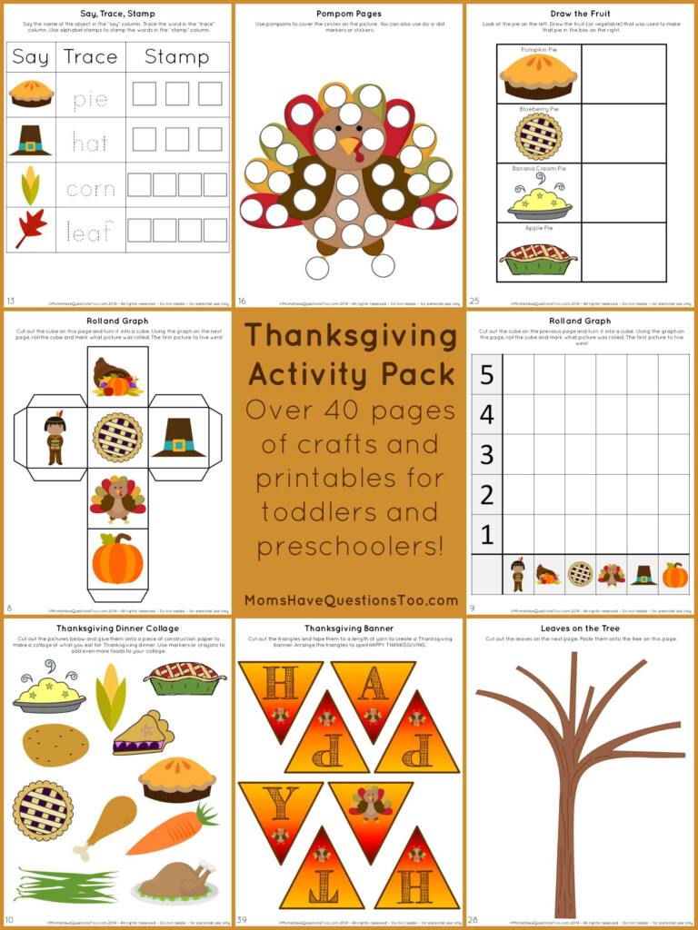 Thanksgiving Printable Crafts