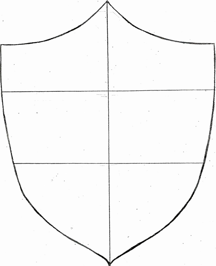 The Appealing Coat Of Arms Template Printable Free Then Blank Family Crest Throughout Blank Shie