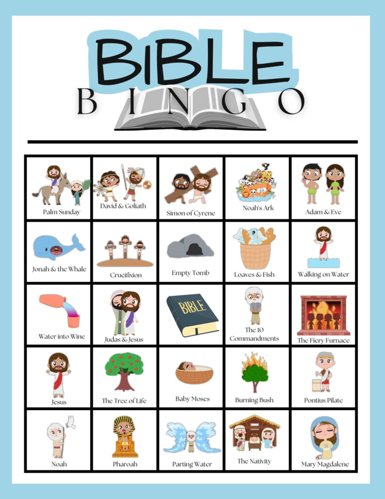 This Fun Bible Bingo Was Specifically Designed As A Fun Way For Little Ones To Engage With The