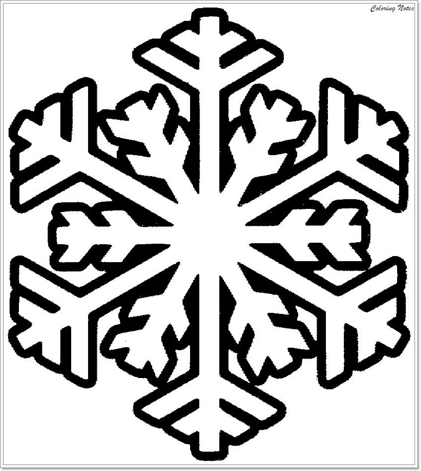 Top 25 Winter Snowflake Coloring Pages Easy Free And Printable COLORING PAGES FOR KIDS FREE