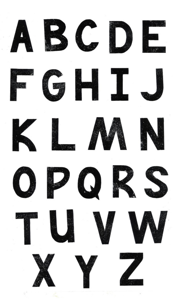 Uppercase Alphabet Letters Templates Activity Shelter