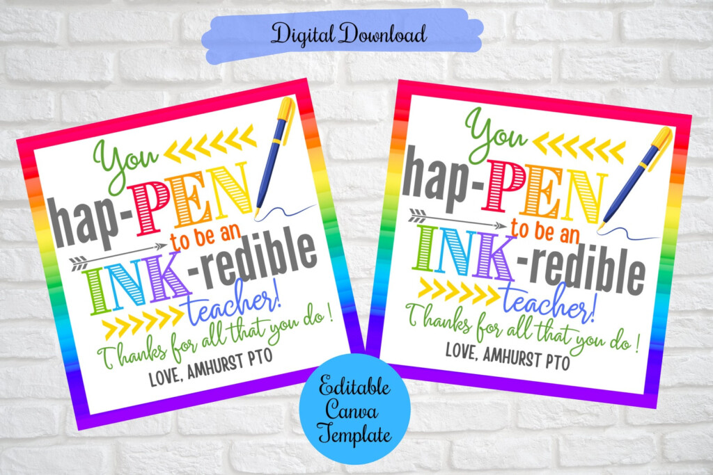You Happen To Be Inkredible Free Printable